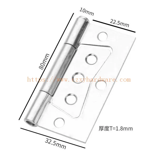 High-quality 3 Inch Iron Butterfly Hinge Core Pulling Hinge for Indoor Door